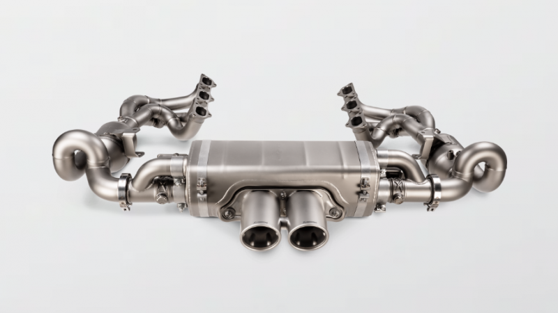 Photo of Akrapovic Titanium Slip-On Race Line Exhaust for the Porsche 992.1 GT3 RS/ S/T - Image 3